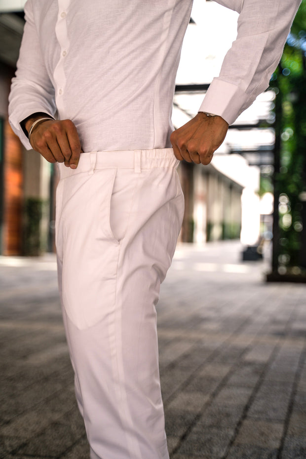 Ivory Corduroy Trouser | Men's Country Clothing | Cordings