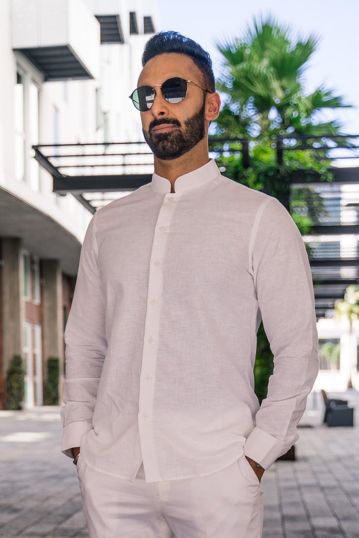 The Ivory Shirt | Linen Cotton Button Down Shirt for Men | Saffron Lane The Ivory Shirt | Linen Cotton Button Down Shirt for Men | Saffron Lane